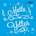 Mutlu Yıllar - StencilSepeti