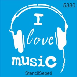 Müzik Aşkı - StencilSepeti