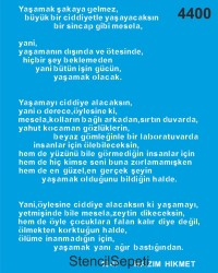 Nazım Hikmet - StencilSepeti