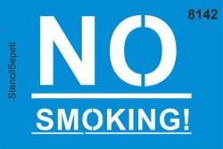 No Smoking - StencilSepeti