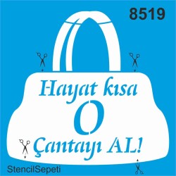 O Çantayı Al! - StencilSepeti