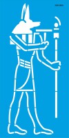 Mısır Deseni - Stencil Boyama Şablonu - 1