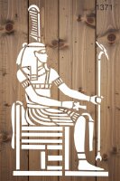 Otantik Mısır Deseni - Stencil Desen Şablonu - 2