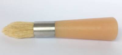 Oval Uclu Fırça - 14.5 cm Eskitme Wax Fırçası - 1