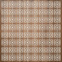Özel Kündekari Deseni - Stencil Boyama Şablonu - 2