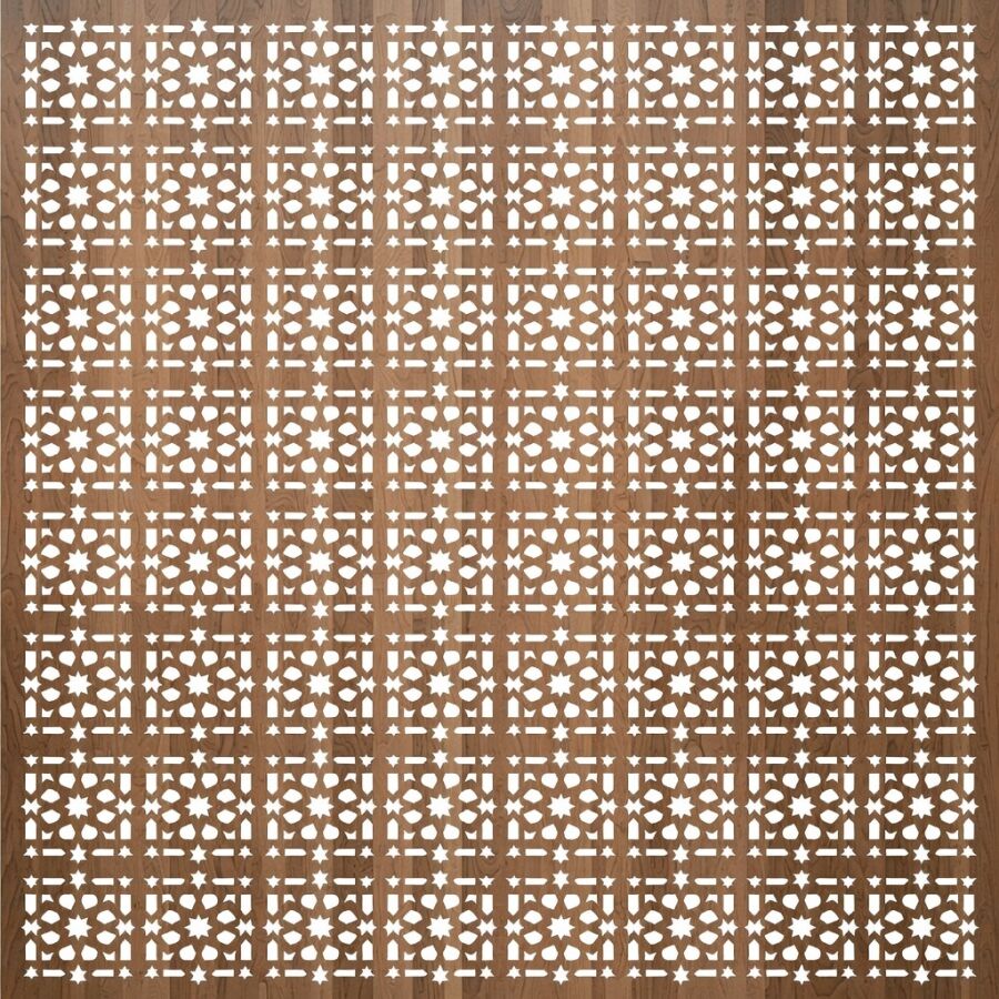 Özel Kündekari Deseni - Stencil Boyama Şablonu - 2