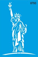 Özgürlük Anıtı - Stencil Boyama Şablonu - StencilSepeti