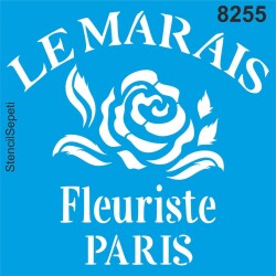 Paris Çiçekçisi 2 - StencilSepeti