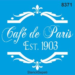 Paris Kahvesi - StencilSepeti