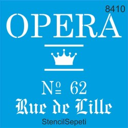 Paris Operası - StencilSepeti
