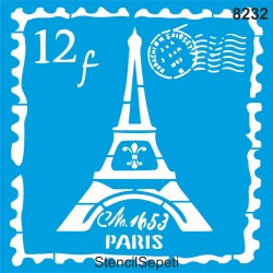 Paris Posta Pulu - StencilSepeti
