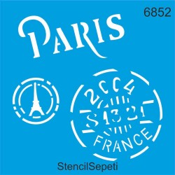 Paris Posta Pulu - StencilSepeti