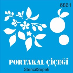 Portakal Çiçeği - StencilSepeti