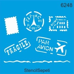 Posta Pulu - StencilSepeti