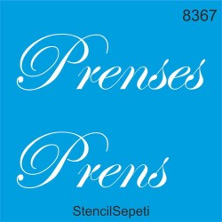 Prenses - Prens - StencilSepeti