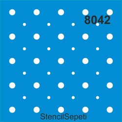 Puantiyeli Desen - StencilSepeti