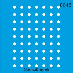 Puantiyeli Desen - StencilSepeti