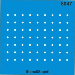 Puantiyeli Desen - StencilSepeti