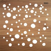 Puantiyeli Desen - Stencil Boyama Şablonu - 2