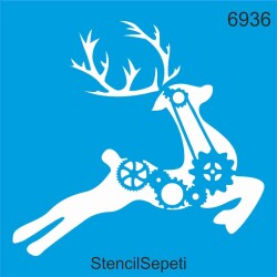 Ren Geyikleri - StencilSepeti