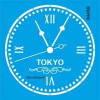 Saat Tokyo - Stencil Şablonu - StencilSepeti