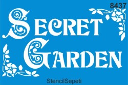Saklı Bahçe - StencilSepeti