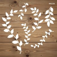 Sarmaşıklar - Stencil Boyama Şablonu - 2