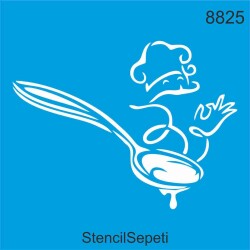 Şefin Kaşığı - StencilSepeti