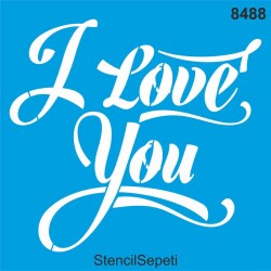 Seni Seviyorum - StencilSepeti