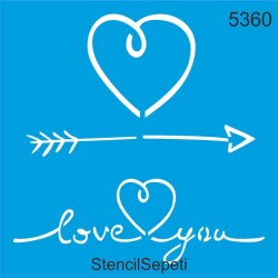 Seni Seviyorum - StencilSepeti