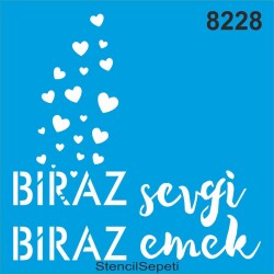Sevgi Emek - Boyama Şablonu - StencilSepeti
