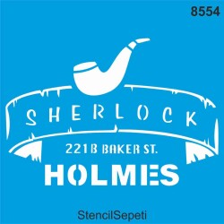 Sherlock Holmes - StencilSepeti