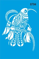 Sinek Kuşu - Stencil Boyama Şablonu - StencilSepeti