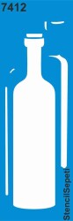Şişe Kenar Deseni - Stencil Şablon - StencilSepeti