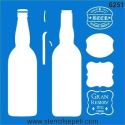 Şişe - StencilSepeti