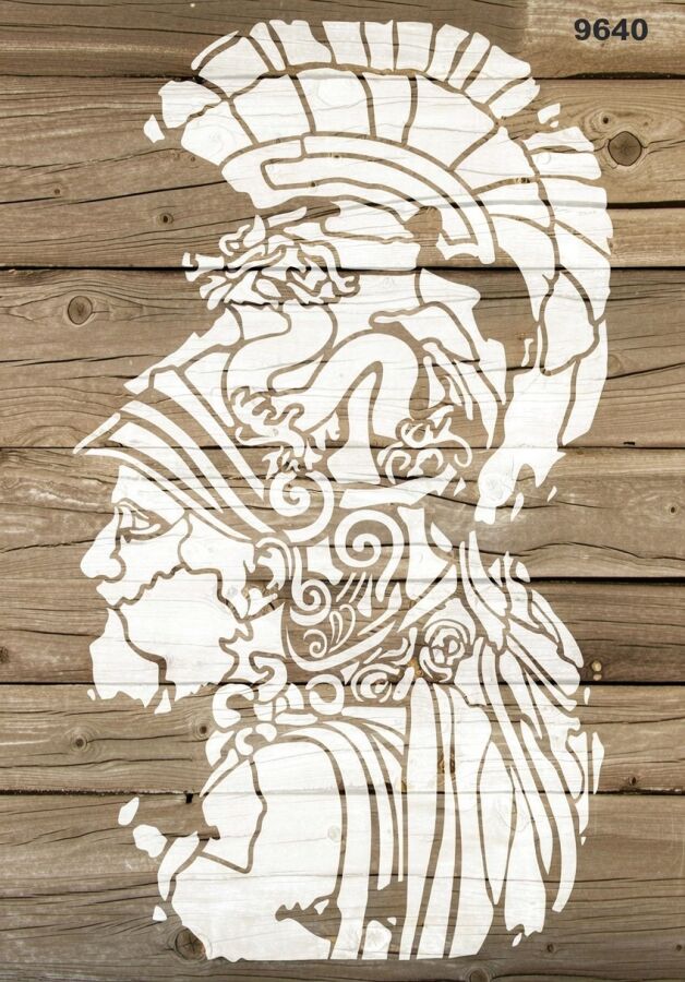 Spartalı - Stencil Boyama Şablonu - 2