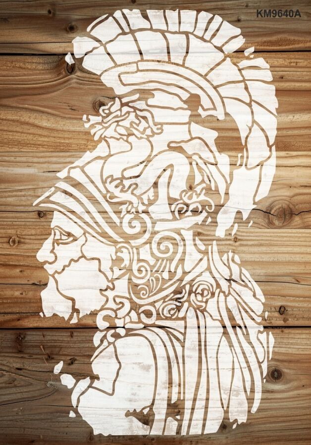 Spartalı - Stencil Boyama Şablonu - 2