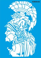 Spartalı - Stencil Boyama Şablonu - 1