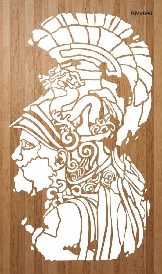 Spartalı - Stencil Boyama Şablonu - 2