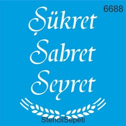 Şükret - StencilSepeti