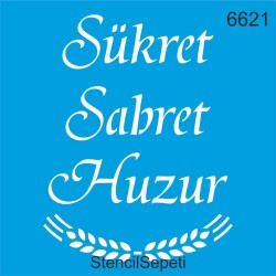 Şükret - StencilSepeti