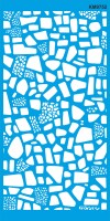 Taş Duvar Deseni - Stencil Boyama Şablonu - 1