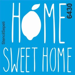 Taze Limon - Boyama Şablonu Stencil - StencilSepeti