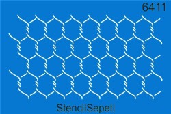 Tel Deseni - Stencil Şablon - StencilSepeti