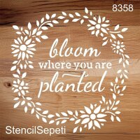 Toprağını Sev - Stencil Boyama Şablonu - 2