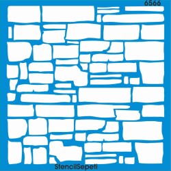 Tuğla Deseni - Stencil Şablon - StencilSepeti