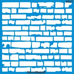 Tuğla Deseni - Stencil Şablon - StencilSepeti