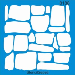 Tuğla Deseni - Stencil Şablon - StencilSepeti