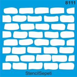 Tuğla Deseni - Stencil Şablon - StencilSepeti