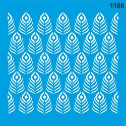 Tüylü Duvar Deseni - Stencil Desen Şablonu - StencilSepeti